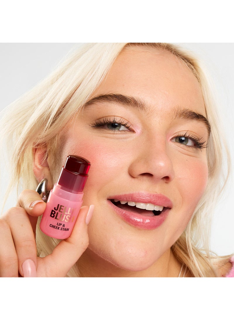 REVOLUTION Jelly Blush Stick Lip And Cheek Stain Peach Orange - Image 3